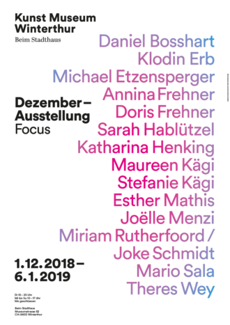 Dezember Ausstellung 2018  (Plakat Nr. 113)