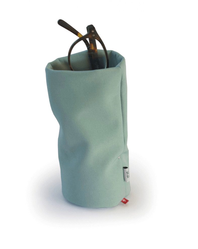 Brillenhalter "Sacco" (grau-blau)