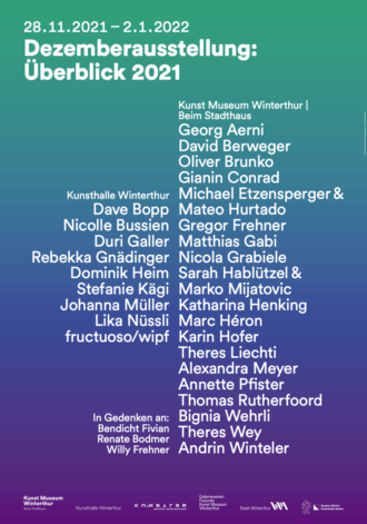 Dezemberausstellung 2021  (Plakat Nr. 139)