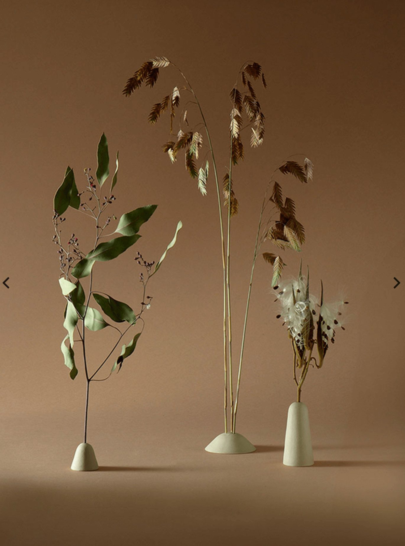 Flora Display aus Ton (Set, grau) – Bild 3