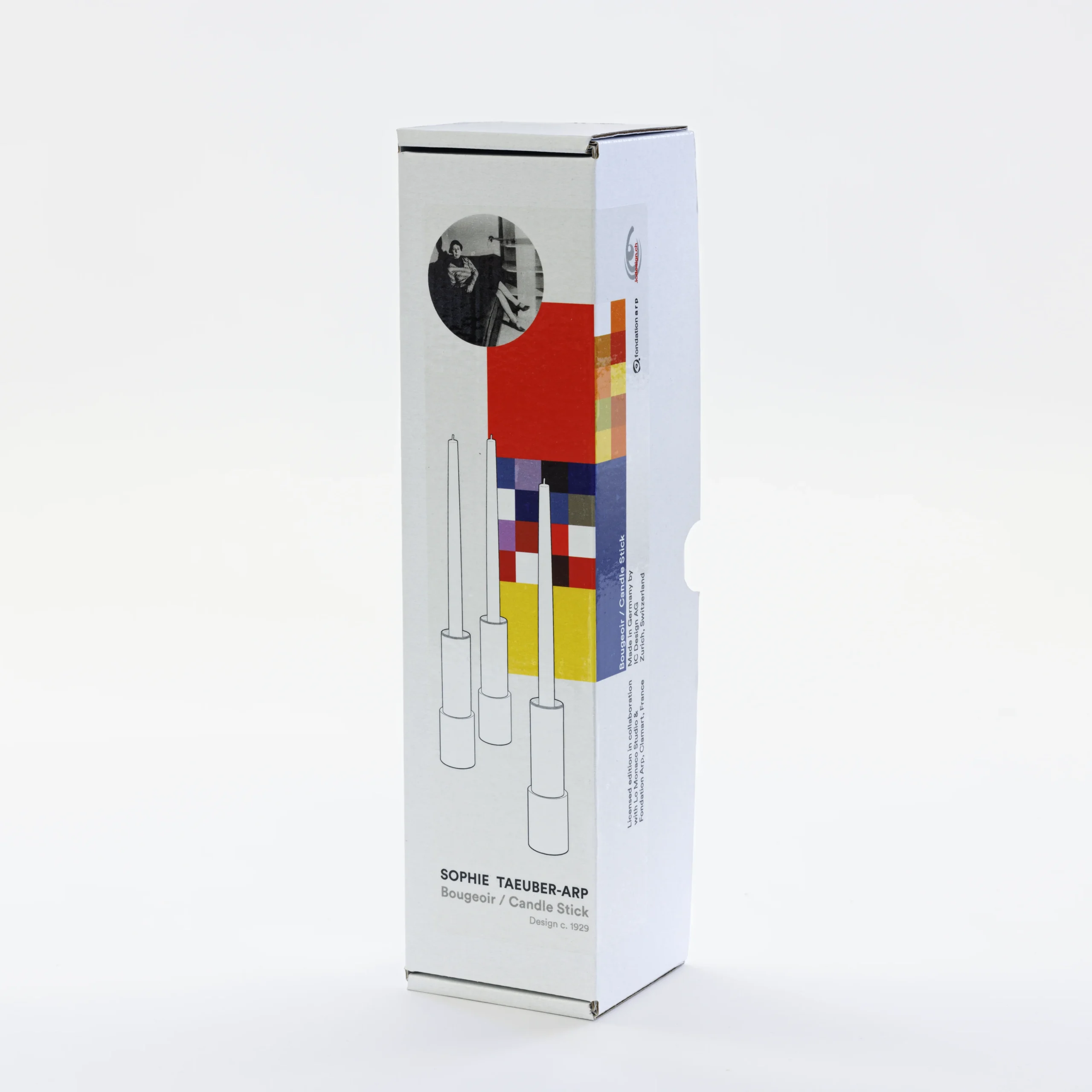 Sophie Taeuber-Arp – Kerzenständer Bauhaus (Gelb) – Bild 3